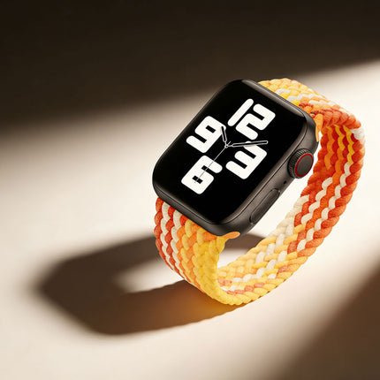 Nylon Elastic Band For Apple Watch 38/40/41mm Series 11 42mm SE 3 40mm Orange