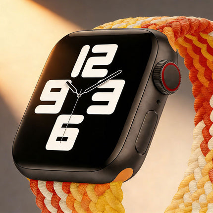 Nylon Elastic Band For Apple Watch 38/40/41mm Series 11 42mm SE 3 40mm Orange