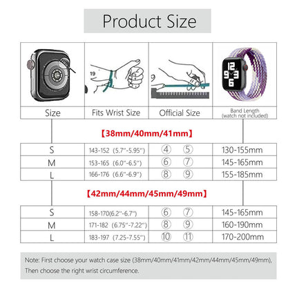Nylon Elastic Band For Apple Watch Band 42/44/45/49mm Series 11 46mm SE 3 44mm Ultra 49mm  Purple