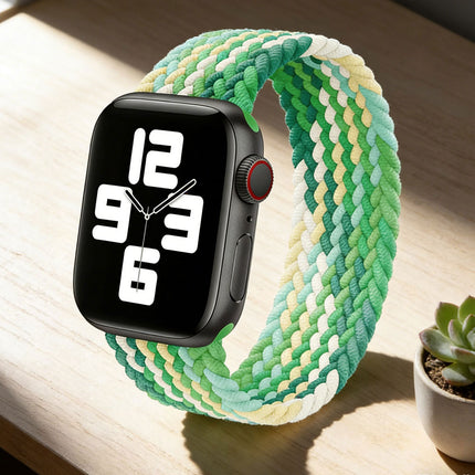 Nylon Elastic Band For Apple Watch Band 42/44/45/49mm Series 11 46mm SE 3 44mm Ultra 49mm Teal