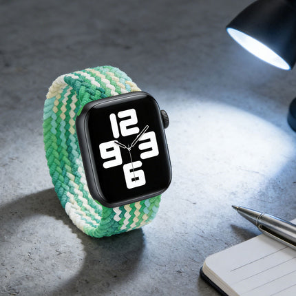 Nylon Elastic Band For Apple Watch Band 42/44/45/49mm Series 11 46mm SE 3 44mm Ultra 49mm Teal