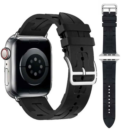 Black For Apple Watch Band iWatch Strap Series 10 SE 9 8 42mm 40 Wristwatch
