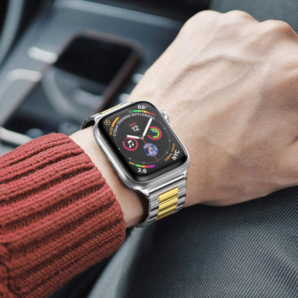 Apple Watch Band Strap iWatch Stainless Steel Series 11 10 9 8 Ultra SE 42 46mm Silver & Gold