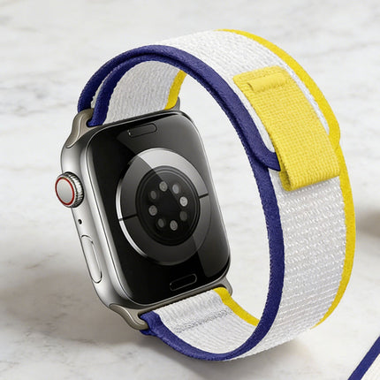 Trail Loop Apple IWatch Band Series SE 8 7 6 5 40 41 38 44 45 Ultra Navy/Beige