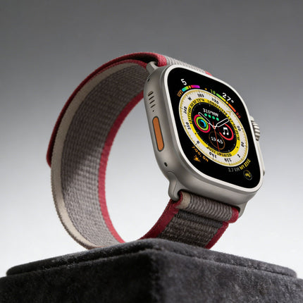 Red/Grey Trail Loop For Apple Watch Band Strap IWatch Series 10 SE 9 8 7 6 38/40/41mm Ultra