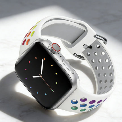 Apple Watch IWatch Band Silicone Strap White & Colorful