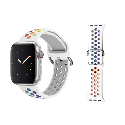 Apple Watch IWatch Band Silicone Strap White & Colorful