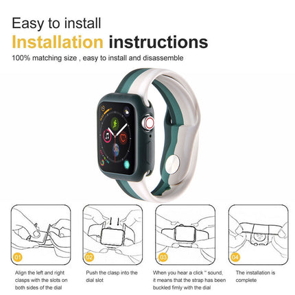 Apple Watch Series SE 7 6 5 4 3 IWatch Band Silicone