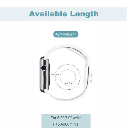 Apple Watch Series SE 7 6 5 4 3 IWatch Band Silicone