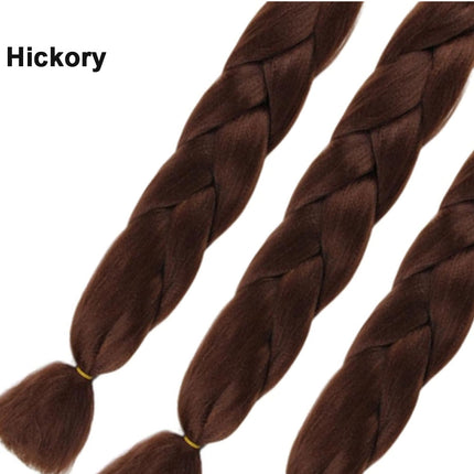62cm Synthetic Braiding Hair Extensions - Hickory