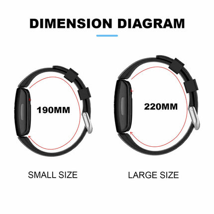 Fitbit Luxe Silicone Replacement Watch Band Wristband Cream White