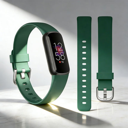 Fitbit Luxe Silicone Replacement Watch Band Wristband Cyan