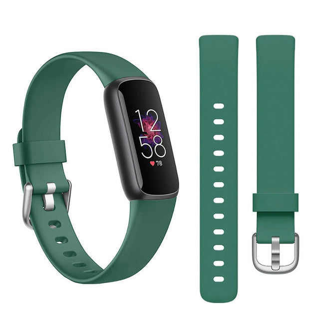 Fitbit Luxe Silicone Replacement Watch Band Wristband Cyan