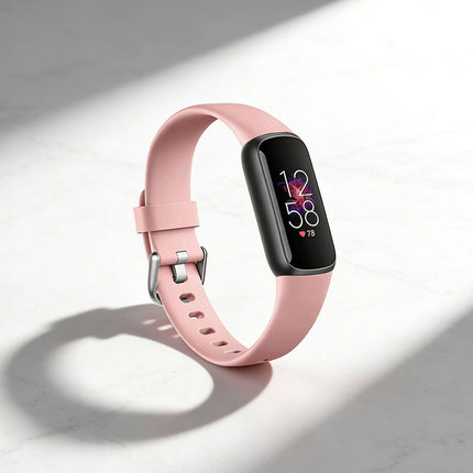 Fitbit Luxe Silicone Replacement Watch Band Wristband Light Pink