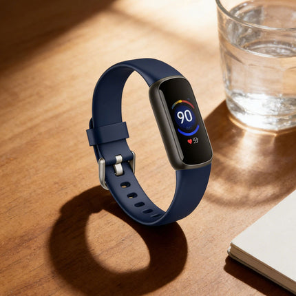 Fitbit Luxe Silicone Replacement Watch Band Wristband Midnight Blue
