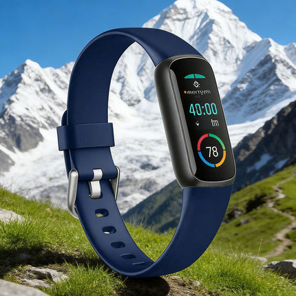 Fitbit Luxe Silicone Replacement Watch Band Wristband Midnight Blue