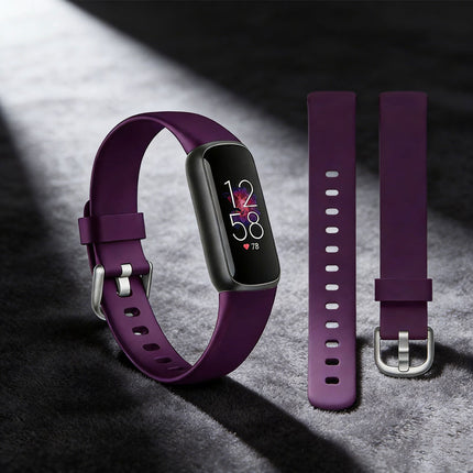 Fitbit Luxe Silicone Replacement Watch Band Wristband Purple