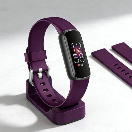 Fitbit Luxe Silicone Replacement Watch Band Wristband Purple