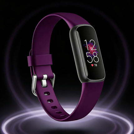 Fitbit Luxe Silicone Replacement Watch Band Wristband Purple