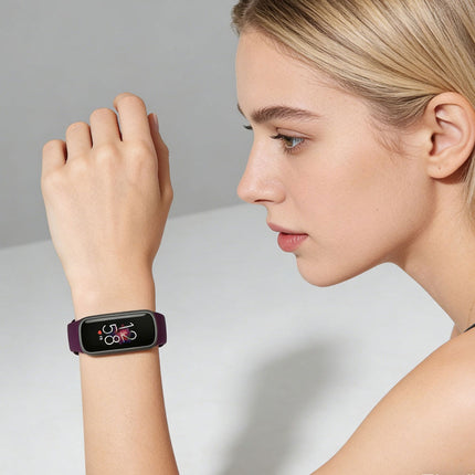 Fitbit Luxe Silicone Replacement Watch Band Wristband Purple