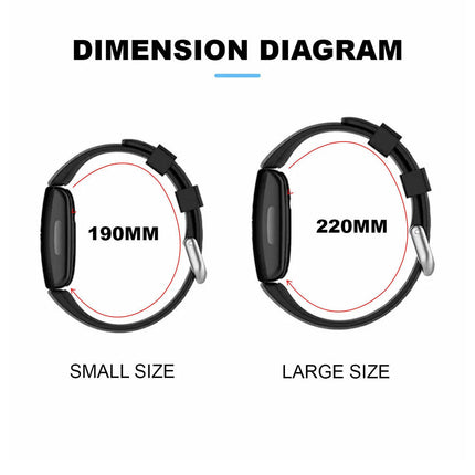 Fitbit Luxe Silicone Replacement Watch Band Wristband Red