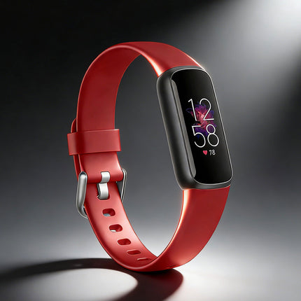 Fitbit Luxe Silicone Replacement Watch Band Wristband Red