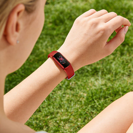 Fitbit Luxe Silicone Replacement Watch Band Wristband Red