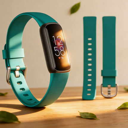 Fitbit Luxe Silicone Replacement Watch Band Wristband Teal