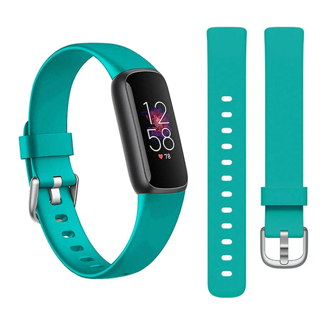 Fitbit Luxe Silicone Replacement Watch Band Wristband Teal