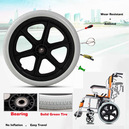 16' inch Foldable Disabled Elderly Wheelchair Washable 3D Honeycomb Cushion