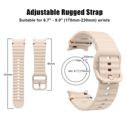 Pink For Samsung Galaxy Watch 7 6 5 4 FE 40mm 44mm Sport Silicone Watch Band Strap Au