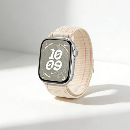 For Apple Watch Nike Sport Loop Band Nylon Strap iWatch 42mm 46mm S11 SE Ultra Pastel