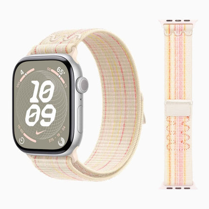 For Apple Watch Nike Sport Loop Band Nylon Strap iWatch 42mm 46mm S11 SE Ultra Pastel