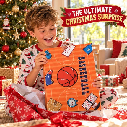 Basketball Advent Calendar 2026 24 Day Christmas Countdown Toy Gift Box Kids