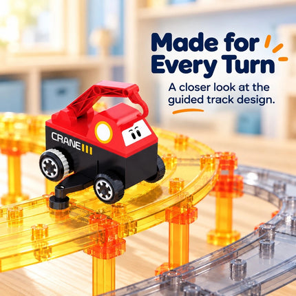 100 Pcs Magnetic Construction Track Tiles 3D Kids Education Toys Christmas Gift