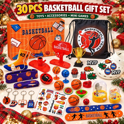Basketball Advent Calendar 2026 24 Day Christmas Countdown Toy Gift Box Kids