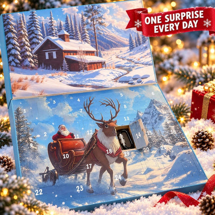 2026 24 Day Survival Advent Calendar Christmas Gift for Men Camping Hiking