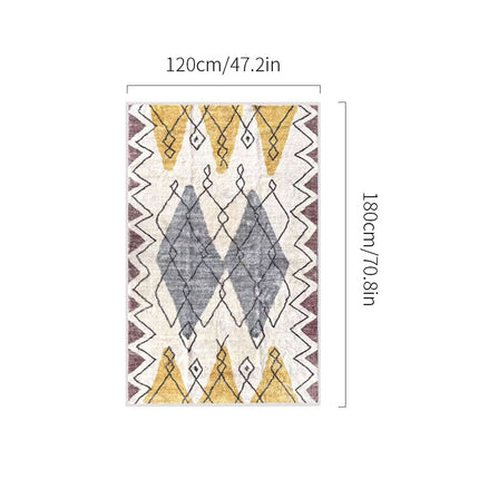 120x180cm Area Rugs Carpet Rug Mats Soft Floor Rugs for Living Room Bedroom Kitchen Indoor