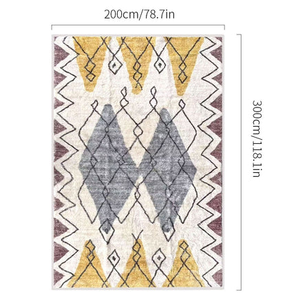 200x300cm Area Rugs Carpet Rug Mats Soft Floor Rugs for Living Room Bedroom Kitchen Indoor