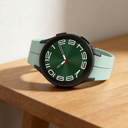 Cyan Samsung Galaxy Watch Band Strap Series 7 6 Classic 5 Pro 4 40mm 44mm Silicone 47