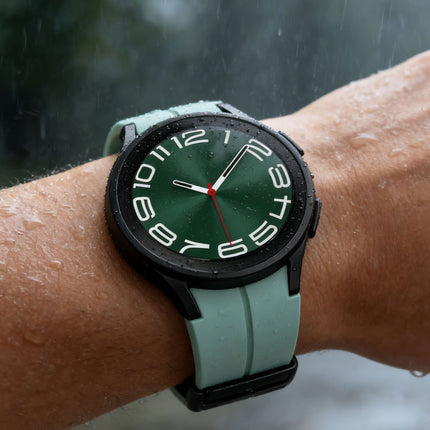 Cyan Samsung Galaxy Watch Band Strap Series 7 6 Classic 5 Pro 4 40mm 44mm Silicone 47