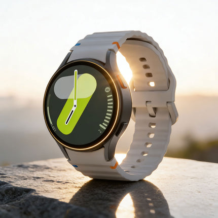 Cream White For Samsung Galaxy Watch 7 6 5 4 FE 40mm 44mm Sport Silicone Watch Band Strap Au