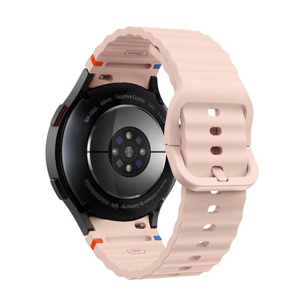 Pink For Samsung Galaxy Watch 7 6 5 4 FE 40mm 44mm Sport Silicone Watch Band Strap Au