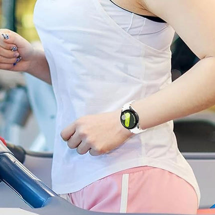 White For Samsung Galaxy Watch 7 6 5 4 FE 40mm 44mm Sport Silicone Watch Band Strap Au