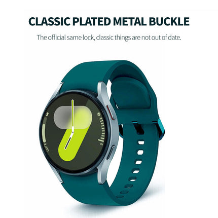 Samsung Galaxy Watch 7 4 5 6 Pro Classic 40 44 43 45 47 mm Silicone Replace Band Turquoise