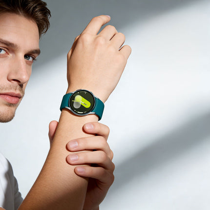 Samsung Galaxy Watch 7 4 5 6 Pro Classic 40 44 43 45 47 mm Silicone Replace Band Turquoise