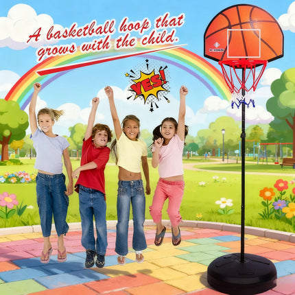 2 in 1 Kids Basketball Hoop Darts Dartboard Game Set Indoor Outdoor Sports Toys