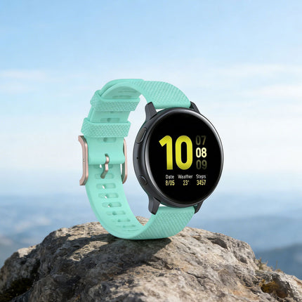 Samsung Galaxy Watch Replacement Band Dot Pattern Mint Green