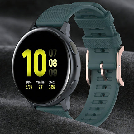 Samsung Galaxy Watch Replacement Band Dot Pattern Olive Green