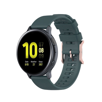 Samsung Galaxy Watch Replacement Band Dot Pattern Olive Green
